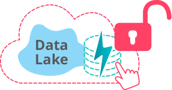 Data Lake unlock illustration