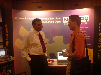 NAZDAQ presents at the SSA Global Users Conference in Anaheim, California - 1