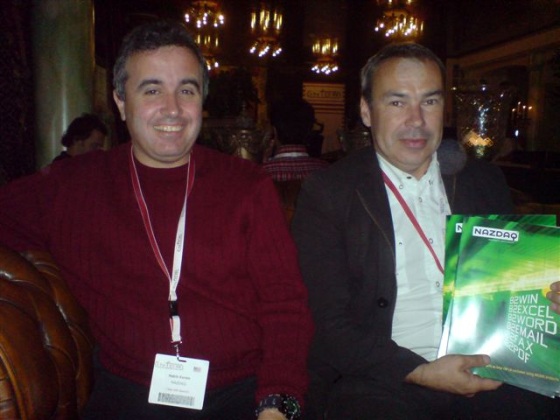 Habib Karam (NAZDAQ Alliance Account Manager) and Alain De Decker (Software Techniek) at Holland