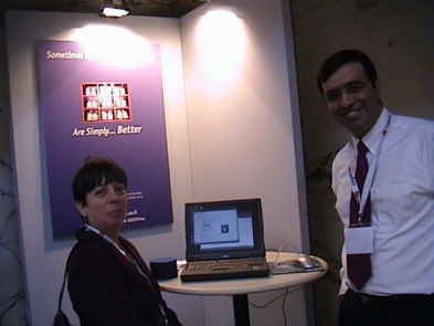 NAZDAQ Staff at Baan's Inforum in Rome 3